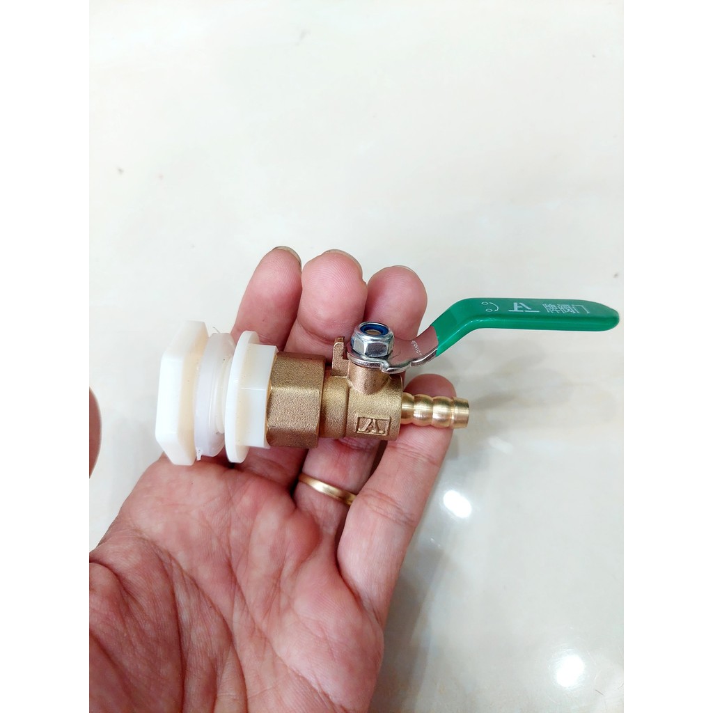 Bộ Van khóa gắn bình 20 lít ra ống 8 li hoặc 10 li Vòi Uống nước tự động cho Chồn Hương vòi bình 20 