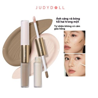 Judydoll Bút Phấn Mắt Dạng Lỏng Hai Đầu Màu Lì Tự Nhiên Làm Sáng Da Dual-ended Liquid Contour Stick 