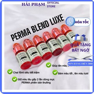 Mực Phun Xăm Perma Blend Luxe Cao Cấp Chính Hãng Chai 15ml 