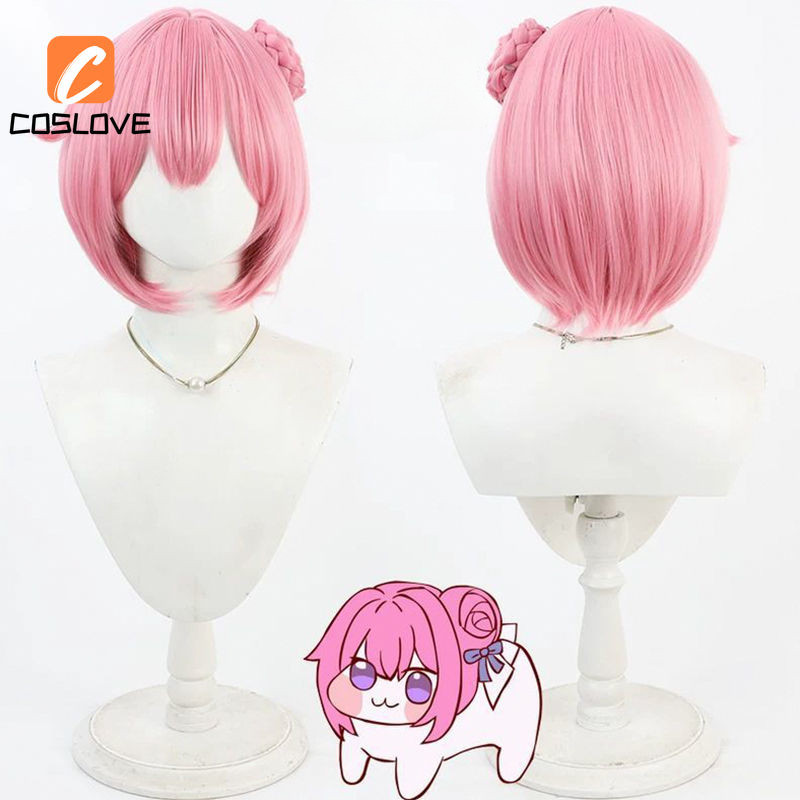 Anime Trò Chơi GODDESS OF VICTORY: NIKKE Dorothy Cosplay Tóc Giả Phù Hợp Với Người Phụ Nữ Màu Hồng G