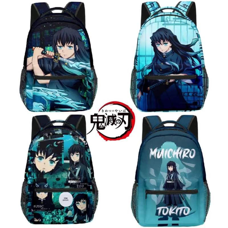 Ba lô Demon Slayer nezuko túi đi học tanjiro muichiro ba lô dành cho học sinh