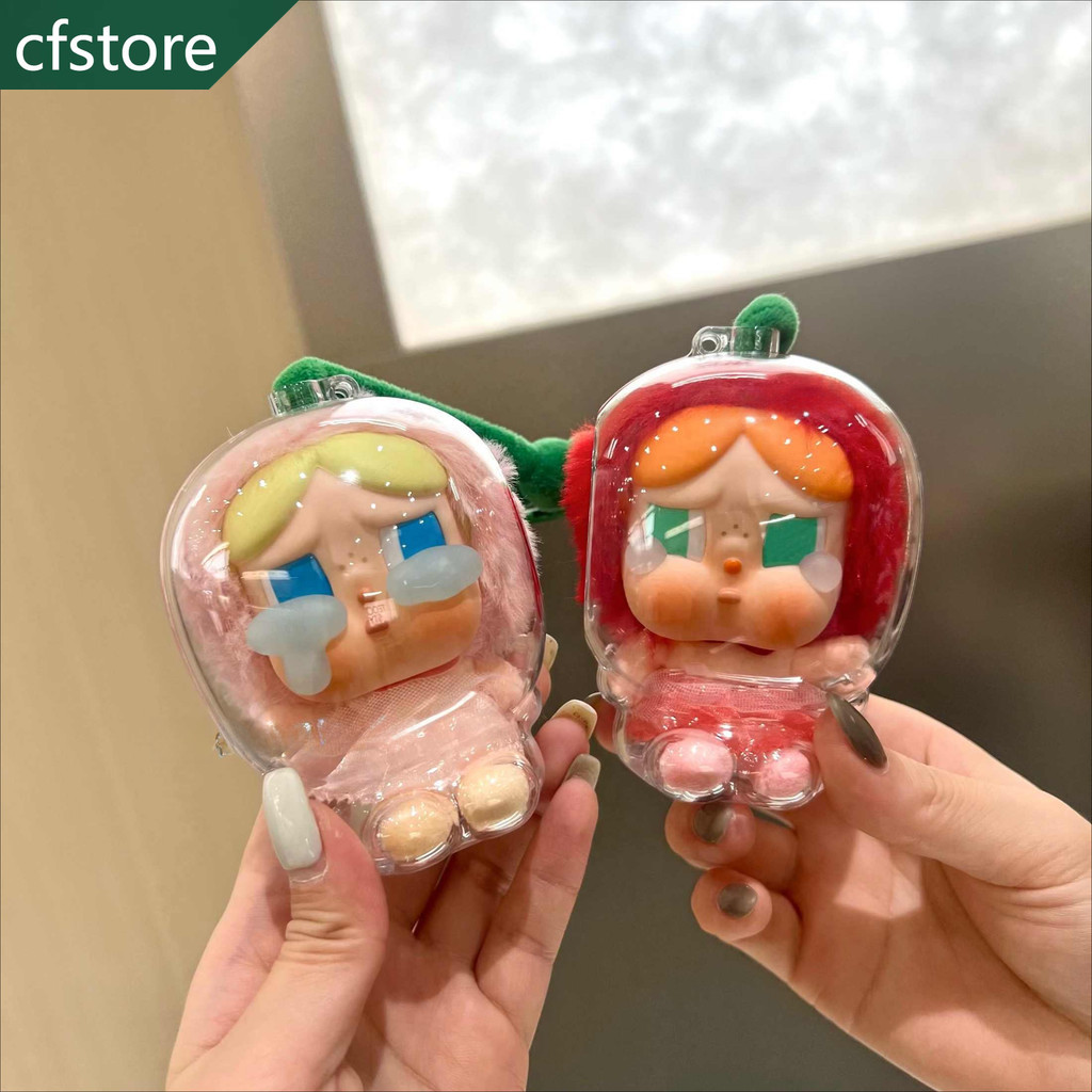 CF (Không có búp bê) Cho 10 cm crybaby cherry Dễ Thương Khóc Cho Bé Vinyl Trong Suốt Vỏ Bảo Vệ cryba
