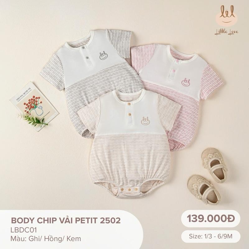 [Tiny Baby Shop] Body Chip vải Petit từ LIL Little Love