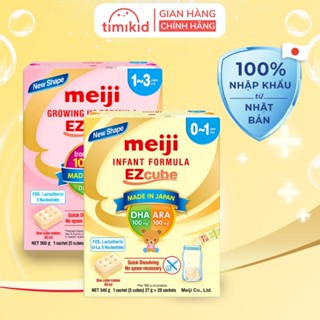 Sữa Bột Công Thức Meiji Thanh Nhập Khẩu Nhật Cho Bé Sơ Sinh Số 0, Số 9 (Tách Lẻ Thanh 27g)