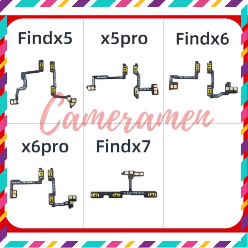 Cáp Nguồn Volum Âm Lượng Oppo Find X5 / Find X5 Pro / Find X6 / Find X6 Pro / Find X7 ( Có Sẵn Hàng 