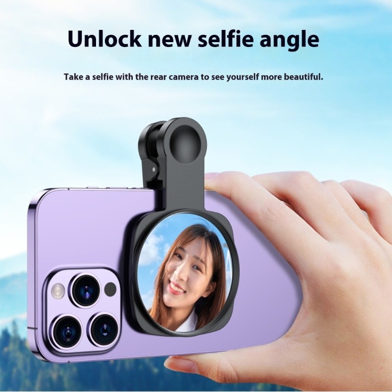 Gương chiếu hậu HIK cho camera sau điện thoại - Kẹp phản quang phát trực tiếp cho điện thoại di động