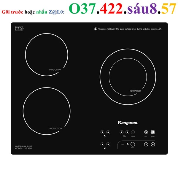 Bếp từ ba Thái lan Kangaroo KG836i