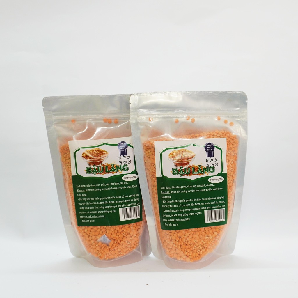 Đậu lăng đỏ cam san hô - Hàng nhập khẩu Đậu lăng đỏ Health Nuts Food