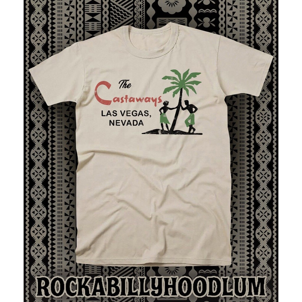 Retro Tiki Áo Thanh Cốc Nhà Hàng Polynesian Castaways Las Vegas Nevada