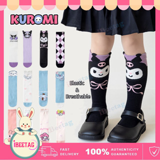  Sanrio Kuromi Melody Cinnamoroll Tất Giữa Ống Y2K Trẻ Em Dễ Thương Gothic Tất Thu Đông Cotton Thoáng Khí Cô Gái Giữa Bụng Tất Cao Đến Đầu Gối Phụ Kiện Đầm Dự Tiệc 