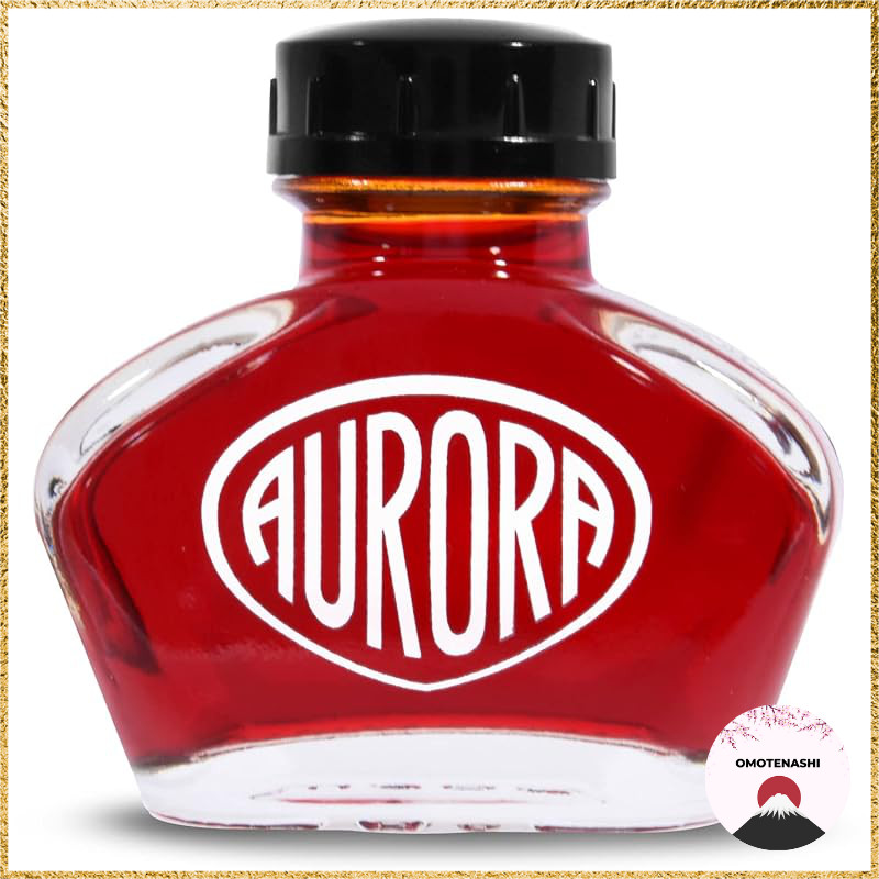 AURORA Aurora Bottle Ink Fraconi Aurora 100 Rosso 124-RO 55ml Official Imported Product