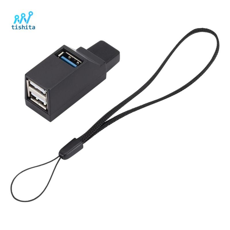 Tishita USB * Hub Splitter, 3 cổng USB * USB Hub USB Hub Bộ chia USB cho USB Flash Drive Máy in Máy 