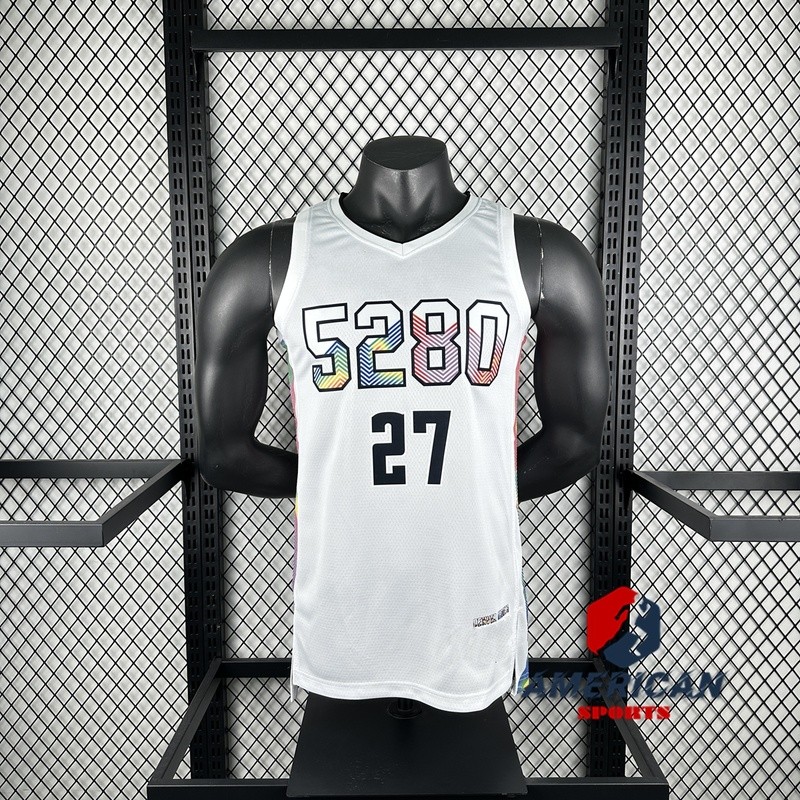 Áo Đấu Denver Nuggets Jamal Murray 2024/25 Màu Trắng