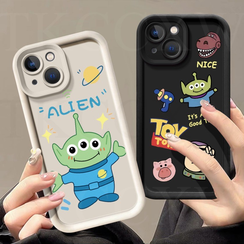 Ốp điện thoại Disney Toy Story Alien cho Redmi Note 11 10 9 8 Pro 11S 10S 9S Vỏ chống sốc mềm