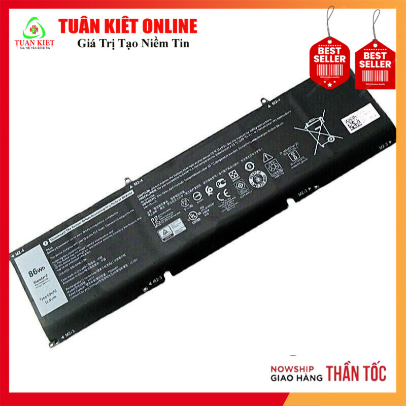 Pin Laptop Dell XPS 15 9500 9510 9520, Precision 5550 5560 5570, G15 5510 5511 5515, 8FCTC 69KF2