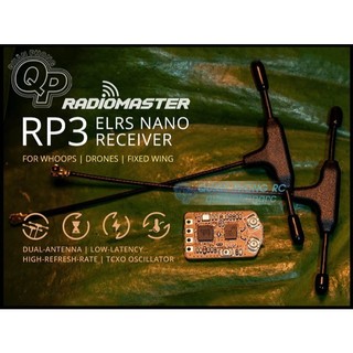 Bộ Thu Sóng Dành cho máy bay không người lái Radiomaster RP3 V2 ELRS 2.4Ghz Nano Diversity