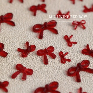 Phụ kiện Nơ Thừng Thạch Đỏ Mini (100 viên)