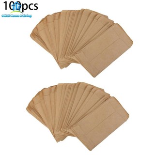 [Oncem] 100 Túi Giấy Kraft Túi Đựng Tiền Xu Mini Phong Bì
