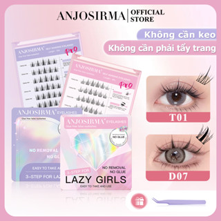 ANJOSIRMA  Lông Mi giả tự dính không cần dùng keo Eyes Bling- thế hệ mới có thể tái sử dụng nhiều lần( Tặng nhíp)