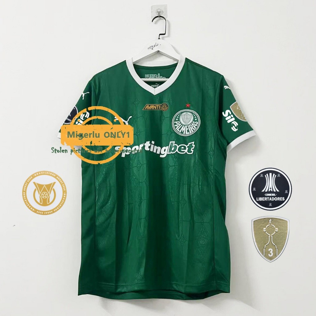 Phiên bản người hâm mộ 25 / 26 Palmeiras sân nhà Libertadores Cup áo bóng đá S-4XL