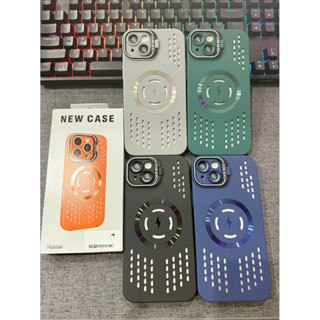 Ốp điện thoại sang trọng từ tính giá đỡ tản nhiệt ốp lưng silicon mềm cho iphone