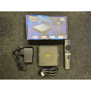 Android TV Box Tv98 Pro 8K Crack  ATV 14 Giọng Nói Tiếng Việt 300 Kênh + Youtube Miễn Phí Trọn Đời