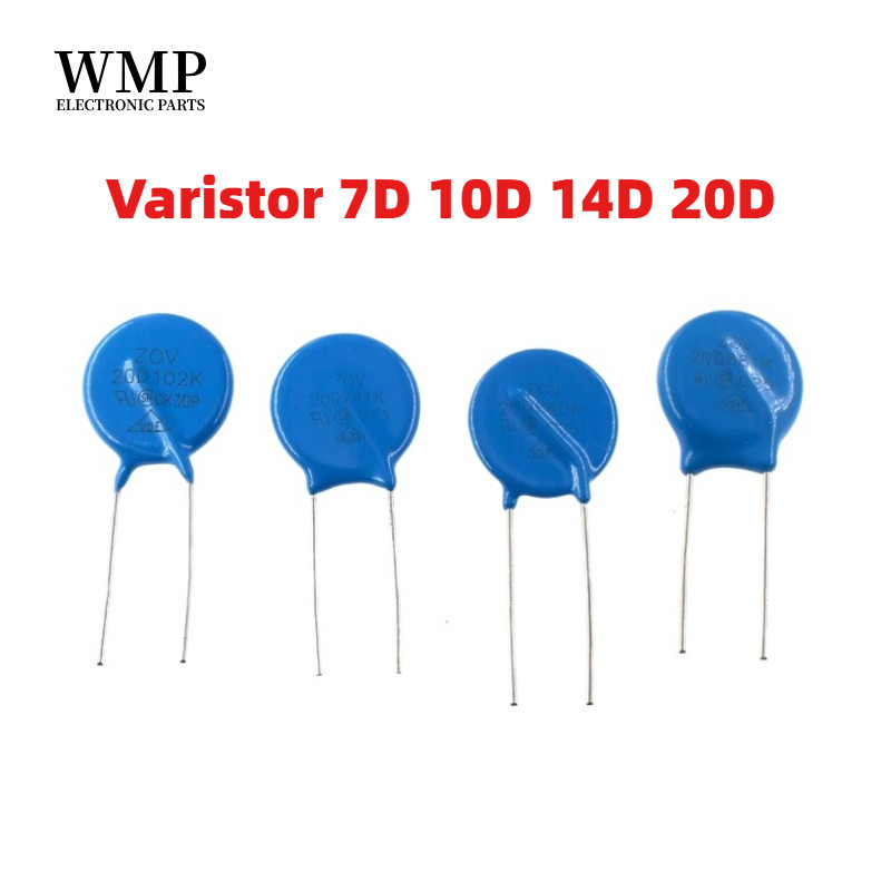 20 / 10 / 5 Chiếc Varistor 7D 10D 14D 20D 7D391K 7D431K 7D471K 10D471K 10D101K 10D330K 10D471K 14D22