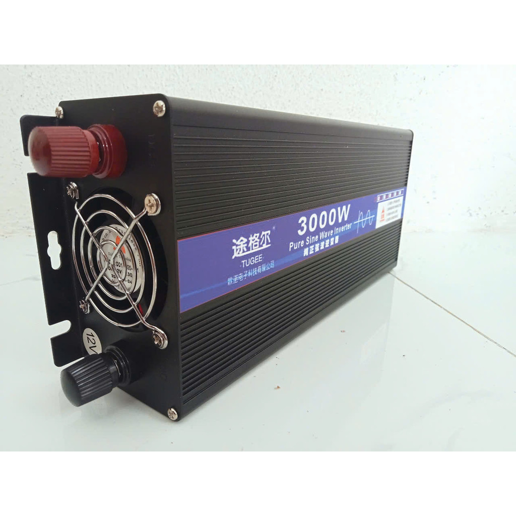 Bộ đổi nguồn sin chuẩn  TUGEE 24v RA 220V Sóng sine chuẩn 24v 3000W