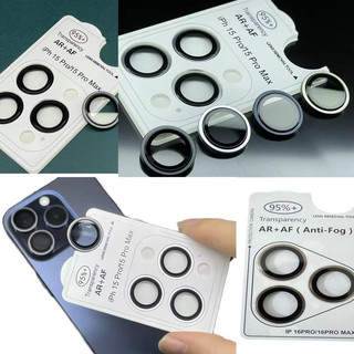 Ar Anti FOG Sa mạc Titan HD Bảo vệ ống kính máy ảnh cho iPhone 11 12 13 14 15 16 Pro Max Plus Tự động cài đặt Dễ dàng tháo rời Ống kính kim loại Phim kính cường lực chống trầy xước