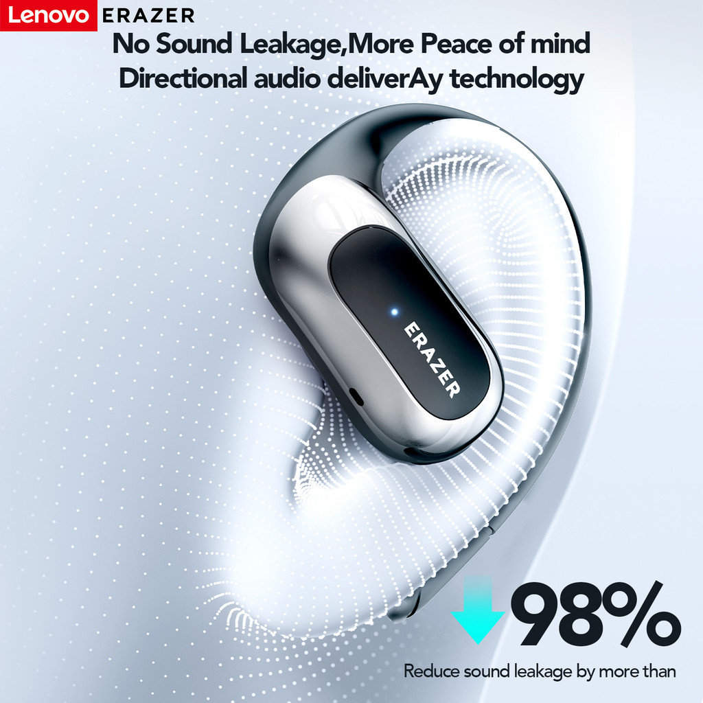 Lenovo ERAZER X5 OWS Tai nghe Bluetooth 5.4 Tai nghe giảm tiếng ồn Mini Tai nghe chống nước Chất lượng âm thanh HIFI có Mic | BigBuy360 - bigbuy360.vn