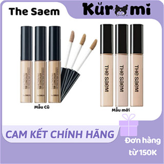 [HỎA TỐC HN-HCM] Kem che khuyết điểm The Saem Cover Perfection Tip Concealer Spf28 PA++ 6.5g chính hãng bao bì mới
