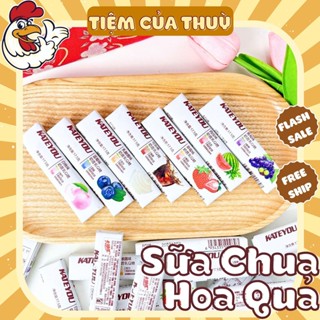 Hộp 30 Thanh Kẹo Sữa Chua Hoa Quả Các Vị Nội Địa , Kẹo Mềm Trái Cây Thanh 17G, Tiệm Ăn Vặt Thuỳ Bùi TB