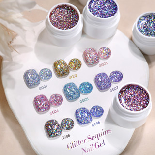 UR SUGAR Lọ gel Sơn Móng Tay Kim Tuyến 7ml diy