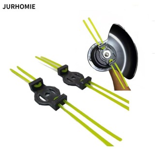 Phụ kiện JURHOMIE Mesin Rumput, Giá đỡ cắt cỏ không dây bằng nhựa Tapak Nylon, Lưỡi cắt cỏ Mesin Rumput Bateri màu xanh lá cây
