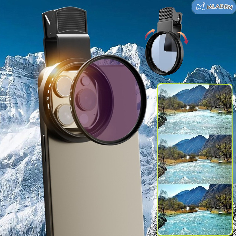 Kính CPL điện thoại Filter CPL smartphone hụ kiện chụp ảnh điện thoại Giảm chói sáng Dễ dàng lắp đặt