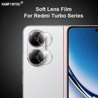Bảo Vệ Ống Kính Cho Redmi Turbo 4 3 Turbo4 Pro Clear Ultra Slim Back Camera Cover Phim Mềm - Không Kính Cường Lực