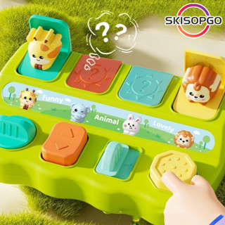 Hộp ú oà mở ra con vật ngộ nghĩnh, trau dồi tư duy logic, giáo dục sớm, Đồ chơi Montessori từ 1 - 3 tuổi