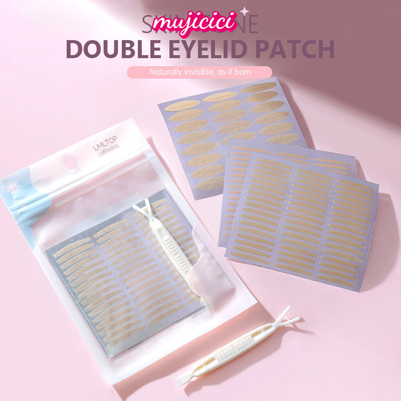 [mu]Bộ miếng dán mắt hai mí tự nhiên bằng ren lưới tông màu da