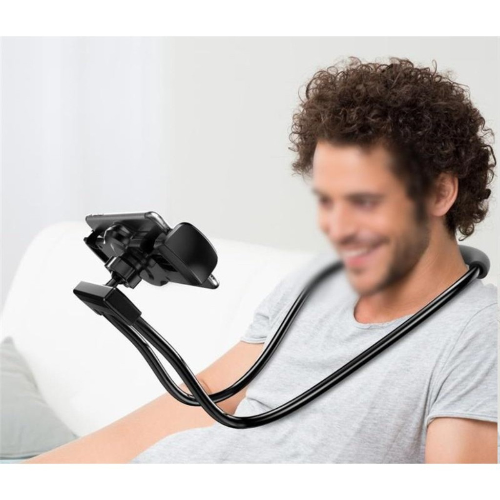 Giá Đỡ Điện Thoại Đeo Cổ Linh Hoạt – Tự Do Tay, Bảo Vệ Cổ – Dùng Được Cho Máy 3.5 đến 6.3inch | BigBuy360 - bigbuy360.vn