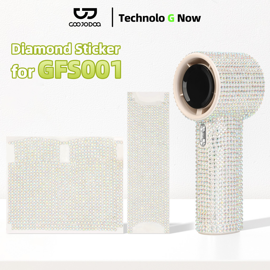 Nhãn dán quạt tốc độ cao Goojodoq Quạt di động Nhãn dán kim cương DIY | BigBuy360 - bigbuy360.vn