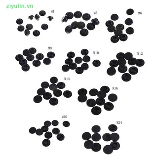 Ziyulin 10 Chiếc Lục Giác Ổ Cắm Allen Bu Lông Vít Đai Ốc Lục Giác Đầu Nắp Bảo Vệ M4-M24 VN
