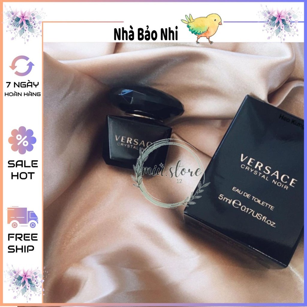 Nước hoa mini Versace crystal Noir 5ml