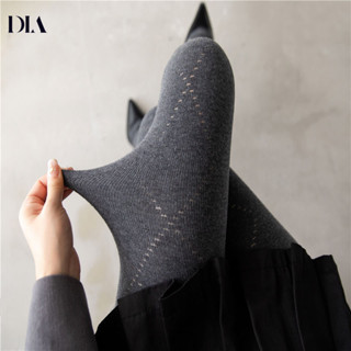  Quần tất tất nữ mùa thu đông dày giữ ấm tất màu xám cho nữ ống đứng tạo hình bó sát Dễ phối tất cổ điển 