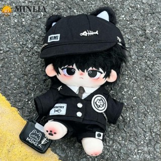 Quần áo búp bê sang trọng MINLIA, Áo Hoodie Quần áo búp bê Cotton tai mèo, Áo khoác chéo búp bê Đồng phục Mini Không thuộc tính Quần áo búp bê Quà tặng trẻ em