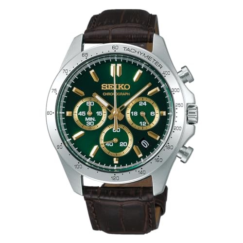 [Seiko Watch] Seiko Selection Quartz Chronograph (Horizontal Three Eyes) SBTR017 Men's BrownㅤDirect 