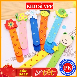 Kẹp gỗ trang trí treo ảnh decor họa tiết xinh xắn, kẹp gỗ hoạt hình sáng tạo đánh dấu trang E703