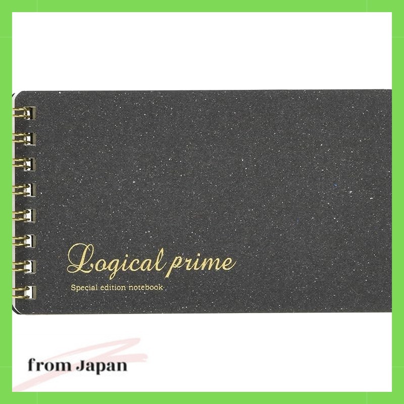 Nakabayashi Logical Prime Note W-Ring Note Slim A7 Cross Grid 6mm 65820
