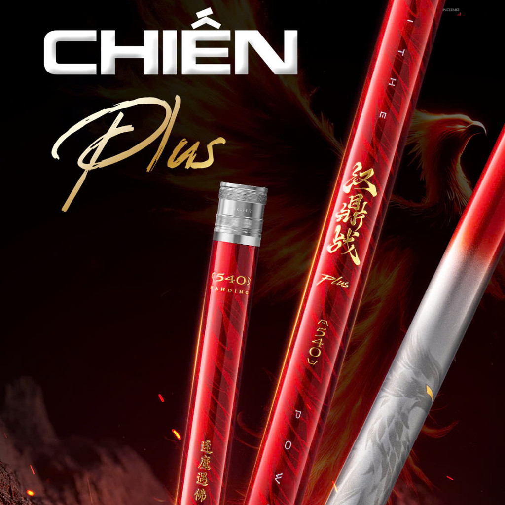 Cần Câu Handing Chiến Plus 4H, Carbon 30T + 40T + T1100, trọng lượng siêu nhẹ, độ nảy cao