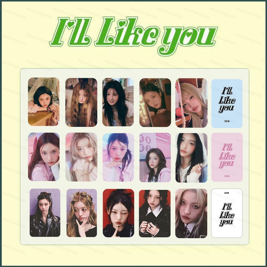 HK1 5 Cái / bộ ILLIT I LL LIKE YOU Album LOMO Card YUNAH WONHEE MOKA Bưu Thiếp Bộ Sưu Tập Ngôi Sao N