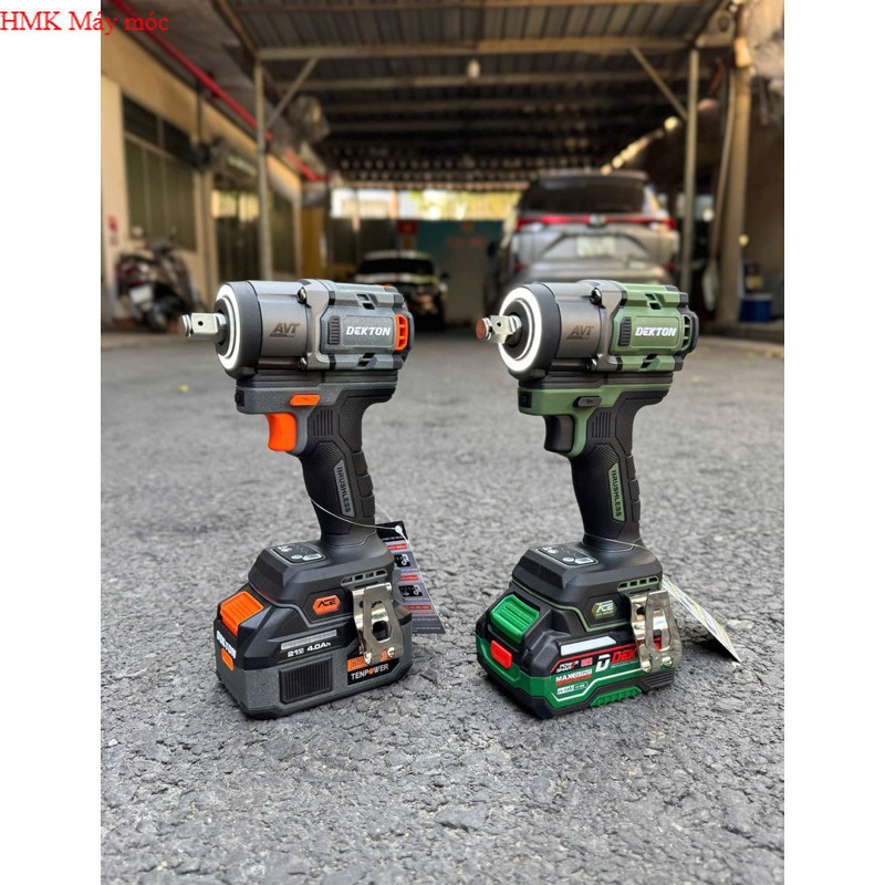 Máy siết bulong Dekton thế hệ GEN 4 680N.m - M21-IW680Promax/Lực siết 680N.m/Chân  phổ thông HMK Máy